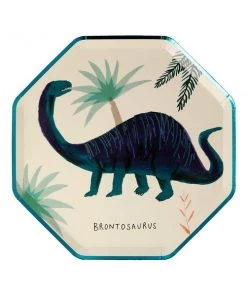 Meri Meri Dinosaur Kingdom Side Plates 6 Meri Meri Dinosaur Kingdom Side Plates