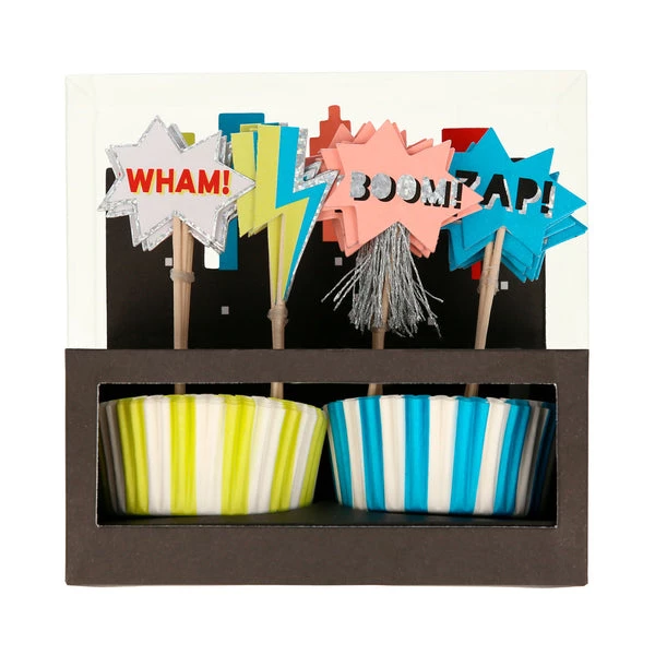 Meri Meri Superhero Cupcake Kit 3 Meri Meri Superhero Cupcake Kit