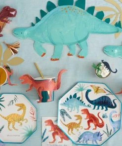 Meri Meri Stegosaurus Platters