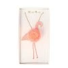 Meri Meri Flamingo Pompom Necklace