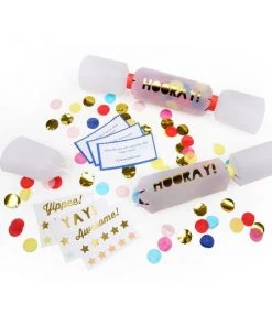 Meri Meri Hooray Confetti Small Crackers Set Of 6