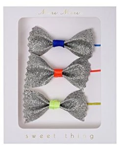Meri Meri Sparkly Silver Clips