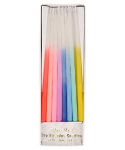 Meri Meri Rainbow Dipped Tapered Candles