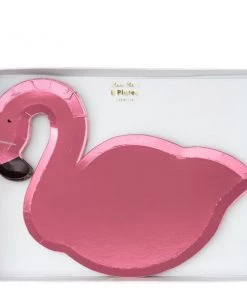 Meri Meri Pink Flamingo Plates