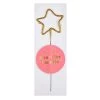 Meri Meri Sparkler Star Gold Mini Candle
