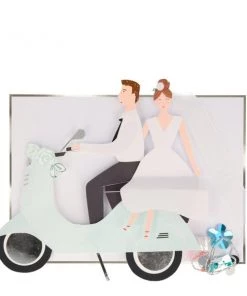 Meri Meri Scooter Couple Stand-Up Card