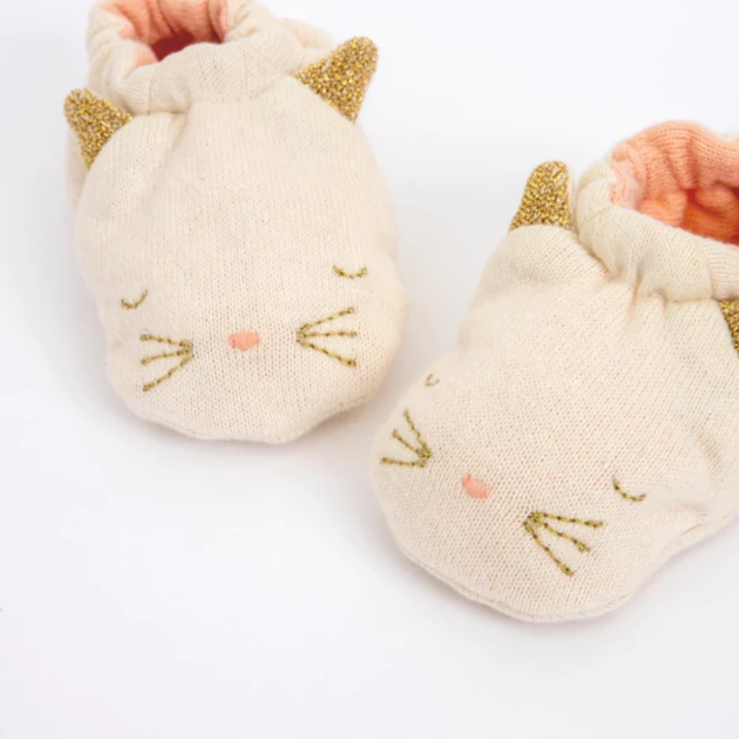 Meri Meri Meri Meri Cat Baby Booties 4 Meri Meri Meri Meri Cat Baby Booties