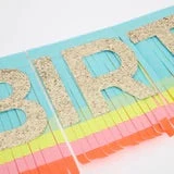 Meri Meri Rainbow Happy Birthday Fringe Garland