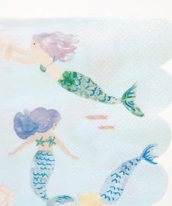 Meri Meri Mermaids Swimming Napkins Set Of 16