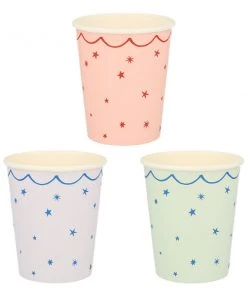 Meri Meri Star Pattern Cups