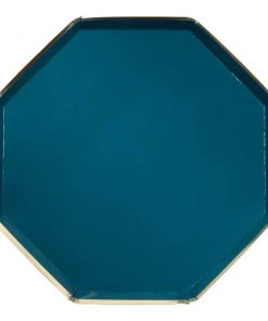 Meri Meri Dark Teal Dinner Plates Set Of 8