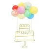 Meri Meri Rainbow Balloon Cake Topper