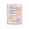 Meri Meri Enamel Shell Hair Slides (x 6)
