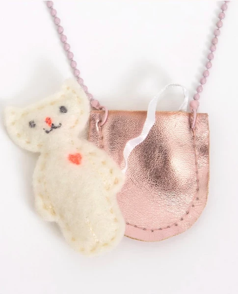 Meri Meri Cute Cat Pocket Necklace 3 Meri Meri Cute Cat Pocket Necklace