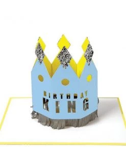 Meri Meri Crowned Birthday King Card