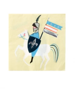 Meri Meri Pack of 16 Small Dragon Knights Napkins
