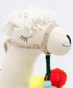 Meri Meri Hugo Llama Knitted Toy Character Cushion