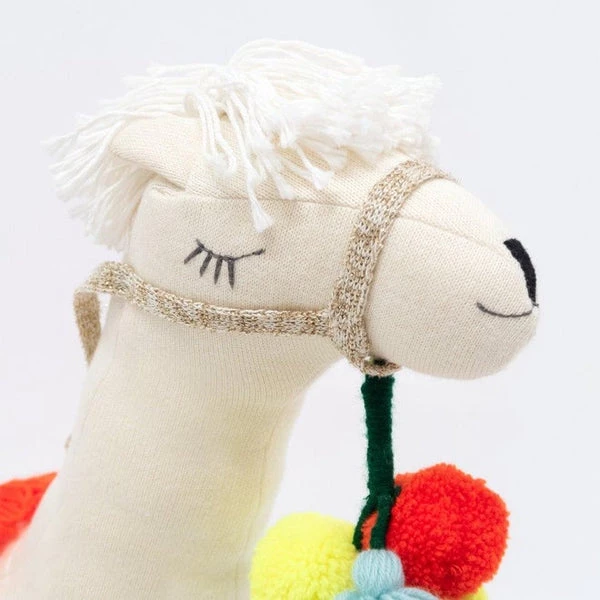 Meri Meri Hugo Llama Knitted Toy Character Cushion 3 Meri Meri Hugo Llama Knitted Toy Character Cushion