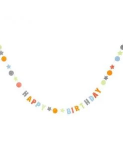 Meri Meri Happy Birthday Garland Card