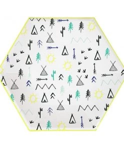 Meri Meri Lets Explore Plates Large