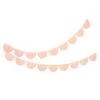 Meri Meri Peach Tissue Paper Scallop Garlands