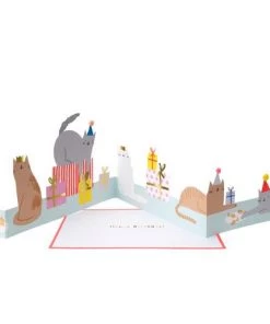 Meri Meri Cat Concertina Card