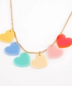 Meri Meri Necklace Rainbow Hearts