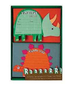 Meri Meri Dinosaur Invitations And Thank You Notes