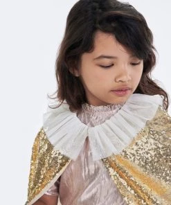 Meri Meri Gold Sparkle Cape Costume