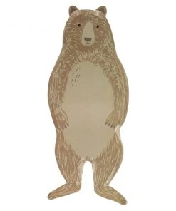 Meri Meri Brown Bear Plates