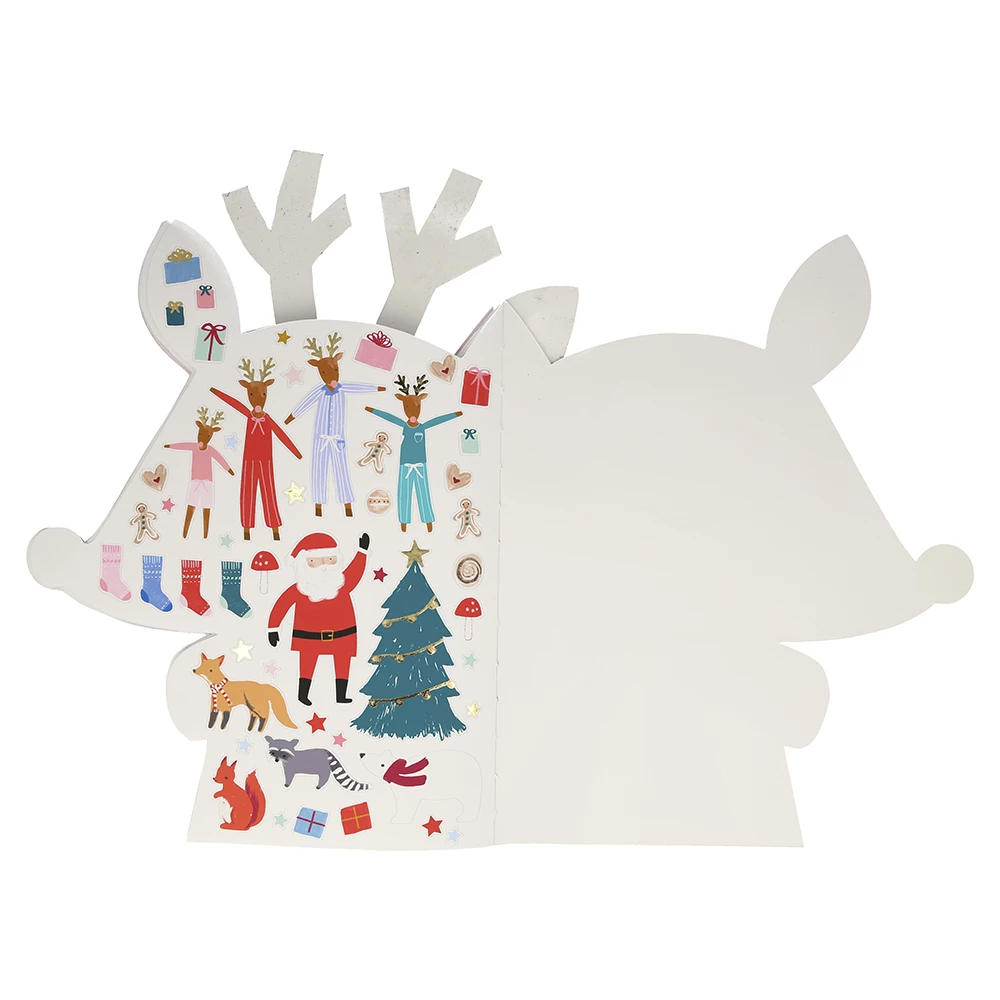 Meri Meri Reindeer Sticker Sketch Book 4 Meri Meri Reindeer Sticker Sketch Book
