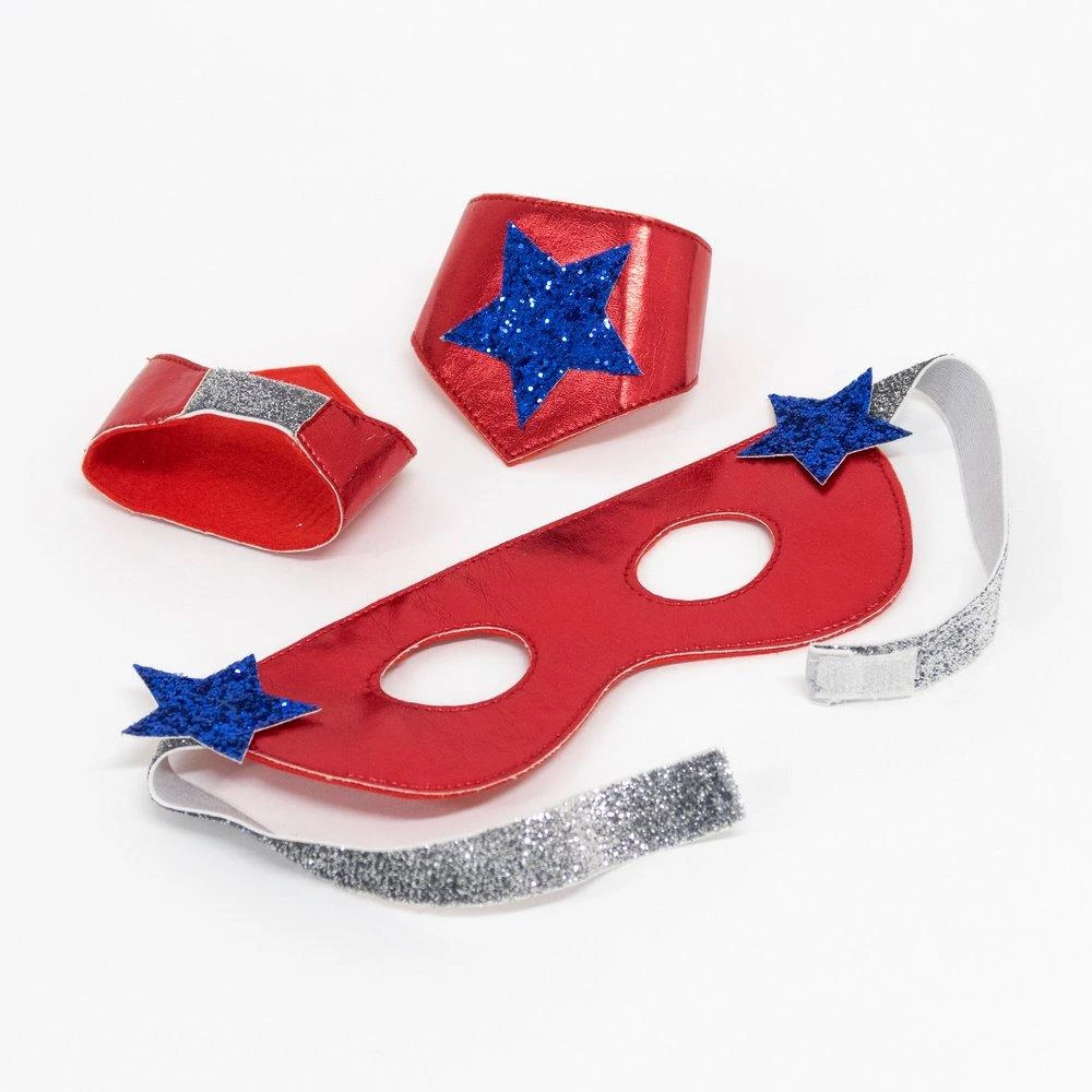 Meri Meri Blue Superhero Costume Dress 6 Meri Meri Blue Superhero Costume Dress