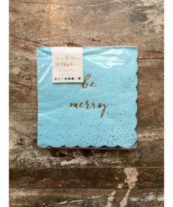 Meri Meri Small Assorted Be Merry Napkins
