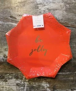 Meri Meri Pack of 8 Big Be Jolly Paper Plate