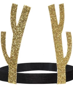 Meri Meri Gold Reindeer Party Headband