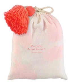 Meri Meri Pink Coral Tassels Garland 5 Meri Meri Pink Coral Tassels Garland