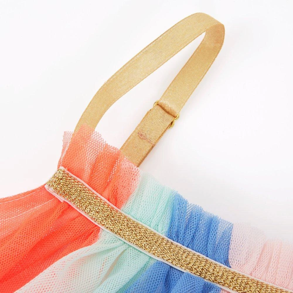 Meri Meri Rainbow Girl Costume Dress 6 Meri Meri Rainbow Girl Costume Dress