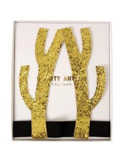 Meri Meri Gold Reindeer Party Headband