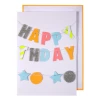 Meri Meri Multicolor Happy Birthday Garland Card