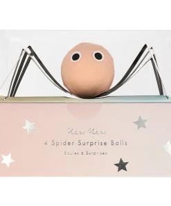 Meri Meri Pack of 4 Pastel Spider Surprise Ball