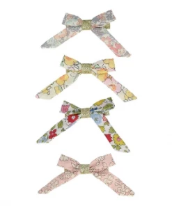 Meri Meri Set of 4 Floral Bow Hair Clips