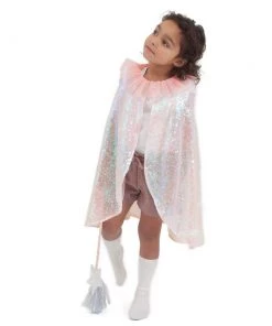 Meri Meri Iridescent Sequin Cape Costume Dress