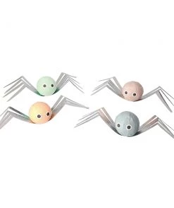 Meri Meri Pack of 4 Pastel Spider Surprise Ball
