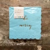 Meri Meri Set of 8 Small Be Merry Napkins 1 Meri Meri Set of 8 Small Be Merry Napkins