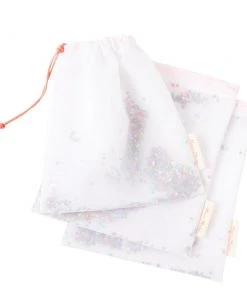Meri Meri Set of 3 Glitter Star Shake Gift Bags