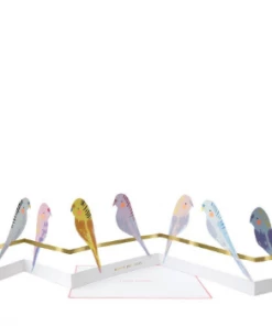 Meri Meri Budgie Concertina Card