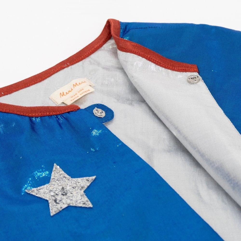Meri Meri Blue Superhero Costume Dress 4 Meri Meri Blue Superhero Costume Dress