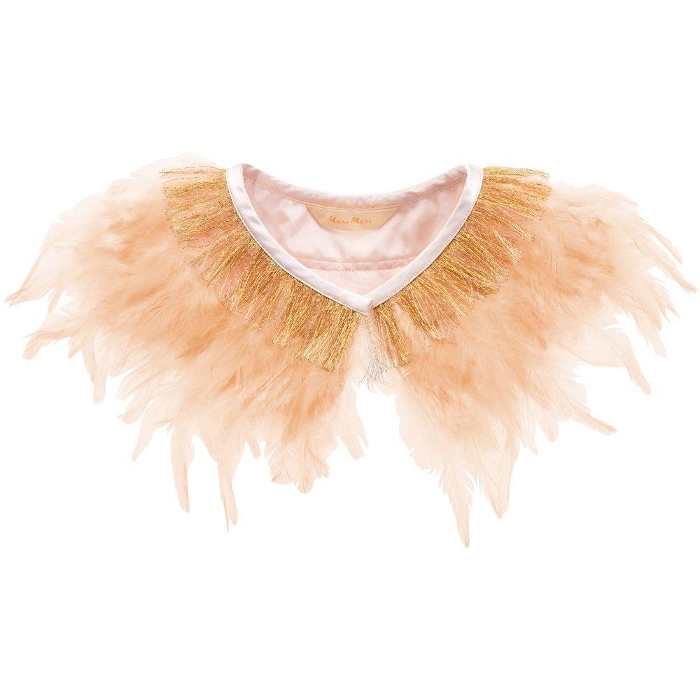 Meri Meri Peach Feather Capelet 3 Meri Meri Peach Feather Capelet