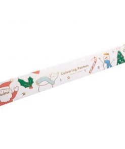 Meri Meri Set de 2 grandes affiches à colorier pour Noël – détails dorés